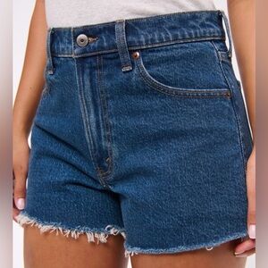 Abercrombie & Fitch 90s High Rise Cutoff Shorts